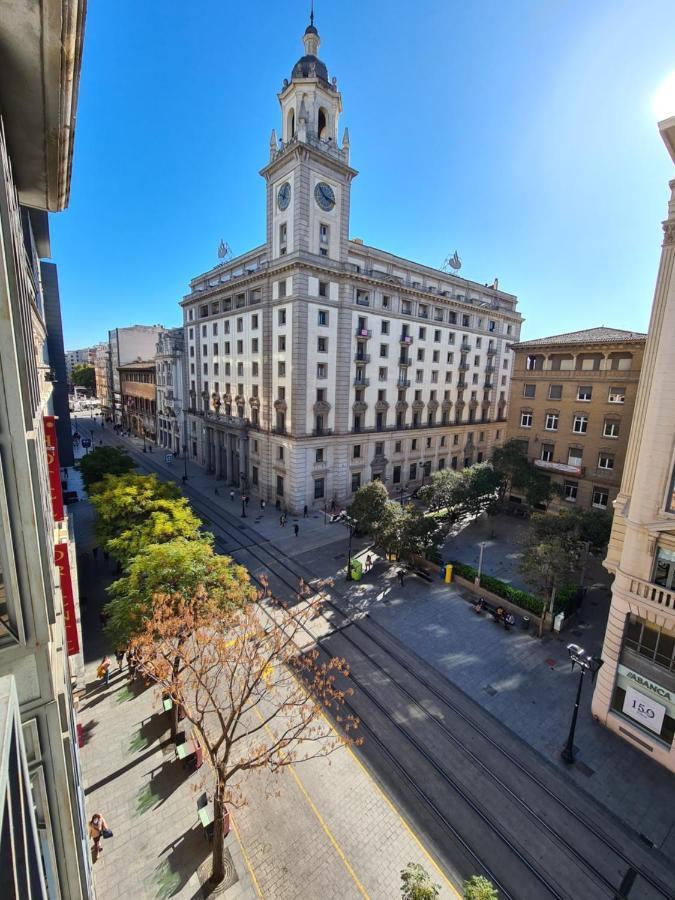 Апартаменты Dos Torres Atico Duplex - Centrico Con Vistas A La Ciudad Сарагоса Экстерьер фото